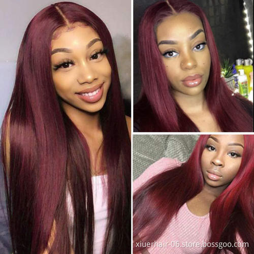 7A 40 Inch Silk Groothandel Silver Light Gray Ombre Red 100 Brazilian Hair Bundles
